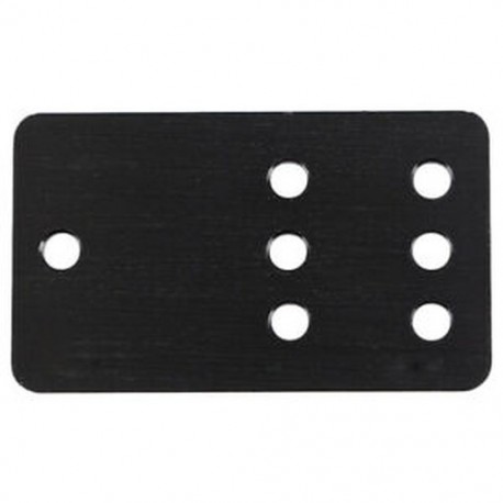 3X (3D nyomtató - Fordítógörgő lemez Openbuilds V-nyíláshoz, Ox CNC, V-nyíláshoz L1D7)