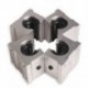 4 x SBR12UU 12 mm-es alumínium lineáris mozgásirányító csapágy blokk, ezüst C5C3 K3U4