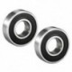6X (698-2RS mélyhoronyú golyóscsapágy kettős tömítésű 8Mm X 19Mm X 6Mm szén S C9S6