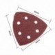 10x nylon Delta homokpapír betétek - 90 mm - 40, 60, 80, 100 és 120 Grit Sand N2A0