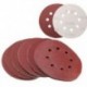 25db 5 hüvelykes csiszolókorongok 125 mm-es 8 lyukú csiszolópapír 800 1000 1200 1500 2000 G D5F7