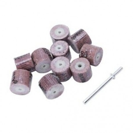 2X (10 db 15 mm-es csiszolószalagú tárcsakorong 80/120/240/320 / 600Grit Rotarytools Fo E3N5