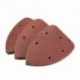 30 db 60   80   120 Grit csiszolólap korongos csiszolópapír fekete &amp  Decker Palm G9J7-hez