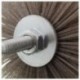3X (6 mm-es szár, 80 mm-es diabrafényes nylon kerékkefe famegmunkáló lengyel pad Grin X1Y3