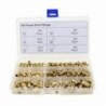 2X (100db hidraulikus sárgaréz Zerk zsírzógumi melltartó szerelvénykészlet M6 / M8 / M10 M P6U8