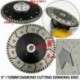 3X (125 x 2,8 mm M14 kétoldalas gyémánt fűrészlap csiszolószeletelő éles típus J1L1