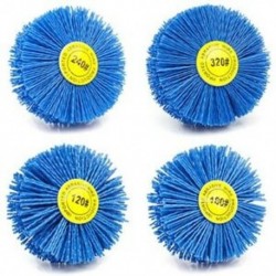 4X (4 db 80x30x6Mm fúróval csiszolóhuzal csiszolókorong Nylon sörte PoliC3Z9