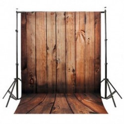 210x150cm-es Régies barna retro deszka fal és padló háttér stúdió fotózáshoz - C2D2