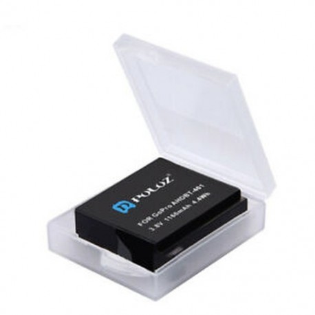 4X (PULUZ 2 db Hero 4 tartozékokhoz Ahdbt-401 kemény műanyag akkumulátorR2U7