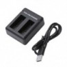 AHDBT-501 USB kettős töltő GoPro Hero 5 Black I6A2-hez