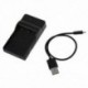 1X (19 EN-EL19 akkumulátoros USB töltő Nikon Coolpix S32 S100 S2800 S3600 F5N7 típushoz)