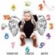 5X (Újszülött fotócsomagolás, Újszülött fotós kellékek takaró, Baby Pr E8D7