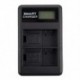 1X (USB-s LCD-töltő En-El15, Nikon D850 / D810 / D800E / D800 / D750 A8E0)