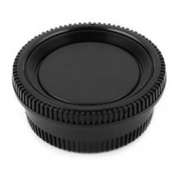 Fekete műanyag kamera burkolat   hátsó lencsevédő sapka a Nikon Digital SLR X7S6 készülékhez