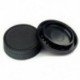 Fekete műanyag kamera burkolat   hátsó lencsevédő sapka a Nikon Digital SLR Q2I7-hez
