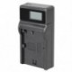 LCD töltő BP-511 BP-511A és EOS 5D 10D 20D 30D 40D 50D Digital Rebe V3I8 típushoz