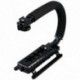 Pro stabilizátor C-alakú tartóvideó kézi fogantyú illeszkedik az R9J4 kamera számára