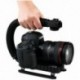 Pro stabilizátor C-alakú tartóvideó kézi fogantyú illeszkedik az R9J4 kamera számára