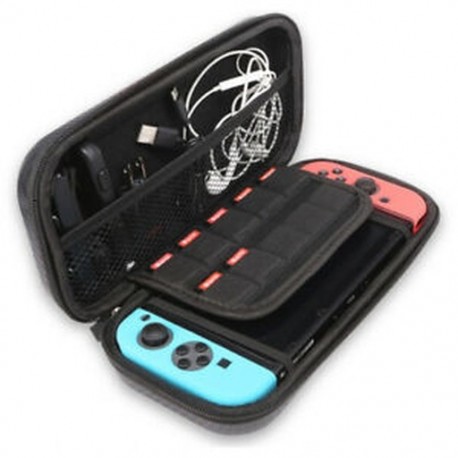 8X (Nintendo Switch hordtáskához, szénszálas kemény héjú hordozható tokhoz J8F4