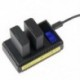 6X (2 Pack 1500mAh LP-E10 csereakkumulátor és töltő (LCD kijelzővel) N1Z5
