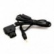 1X (a Lanparte BMPCC DC-D-Tap 12 V-os tápkábele a D4E5 Blackmagic Pocket számára)