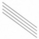 4 db 150mm x 2mm ezüst tónusú fém kerek rudazat az M1T1 RC repülőgép modellhez
