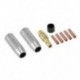 2X (9 db / készlet 15Ak Mig / Mag hegesztő fúvóka érintkezőkkel 0,8X25Mm M6 Gázcsatlakozó F5Y1