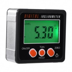 Elektronikus szögmérő digitális dőlésmérő 0-360 Alumínium ötvözet, Digital Bev O6A2