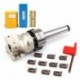 3X (MT2 M10 és 50 mm-es marómaró   10 db APMT1604 keményfém betétkulcs D5Q6