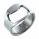 Ötszörös ezüst rozsdamentes acél fém hüvelykujj kulcstartó gyűrű sörösüveg Opene P5M6