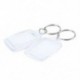 1X (5x átlátszó akril üres kulcstartók beillesztése útlevél fotó kulcstartó kulcstartó P6X3)