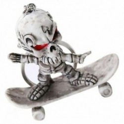 2X (koponya csontváz gördeszka medál kulcstartó kulcstartó kulcstartó furcsa játékok V9N4)