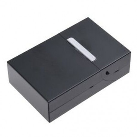 1X (mágneses King méretű fém-alumínium zseb-cigaretta cigaretta dohányos doboz Cas U7M1