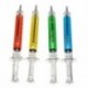 4 db SYRINGE PEN golyóstoll Halloween Party mentő Gag Black Y4P6