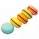 1X (5 db újdonság macaron gumi radír kreatív kawaii levélpapír su is S4O0