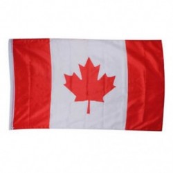 Kanadai zászló - Nagy 90x150cm méretű 5 X 3FT zászlók zászló dekoráció TG