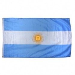 Argentína zászló - Nagy 90x150cm méretű 5 X 3FT zászlók zászló dekoráció TG