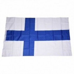 1X (Országos zászló 5 láb x 3 láb - Finnország K8C3)
