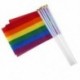 20 Pack Gay Pride szivárvány zászló leszbikus béke Lgbt szivárvány zászló zászló a P C2D7-hez