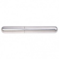 1X (SODIAL (R) nikkel-ezüst szivartartó tok (16,5 cm hosszú) F8G8)