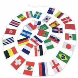 Banner zászló húros 21. Oroszország Labdarúgás 32 csapat nemzeti zászlók 20 * 30cm O3V4