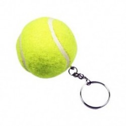 3X (sárga, 4 cm átmérőjű rugalmas teniszlabda kulcstartó kulcstartó V4L1)