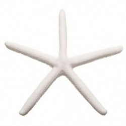 1X (12db 10-12cm gyönyörű fehér ujjú tengeri csillagos strand esküvői házak kézműves X2U2