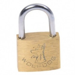 6X (WOLFHEAD szekrény ékszerek, száraz táska, sárgaréz, 25 mm-es kulcstartó kulccsal, arany V4G8