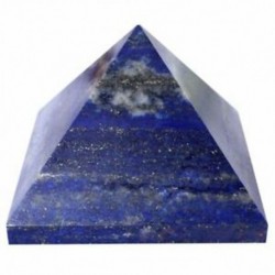 2X (természetes Lapis Lazuli kristály piramis torony, 3 cm-es energiagyógyító ajándék otthon K0O2