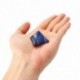 2X (természetes Lapis Lazuli kristály piramis torony, 3 cm-es energiagyógyító ajándék otthon K0O2