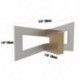 Dovetail Marker, kézzel vágott fa illesztésmérő Dovetail Guide eszköz, Dovetail Te M9G2
