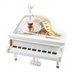 Music Box Zene Box Music Box Zongora Fehér Balerina Új KL E8Q8 J4K5