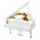 Music Box Zene Box Music Box Zongora Fehér Balerina Új KL E8Q8 J4K5