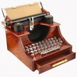 Otthoni Retro Vintage írógép zenedoboz otthoni irodai mechanikus Dec K5T2